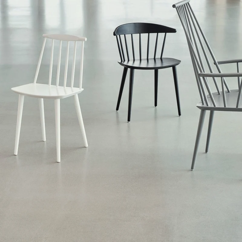 Chaise en bois de hêtre blanche - HAY