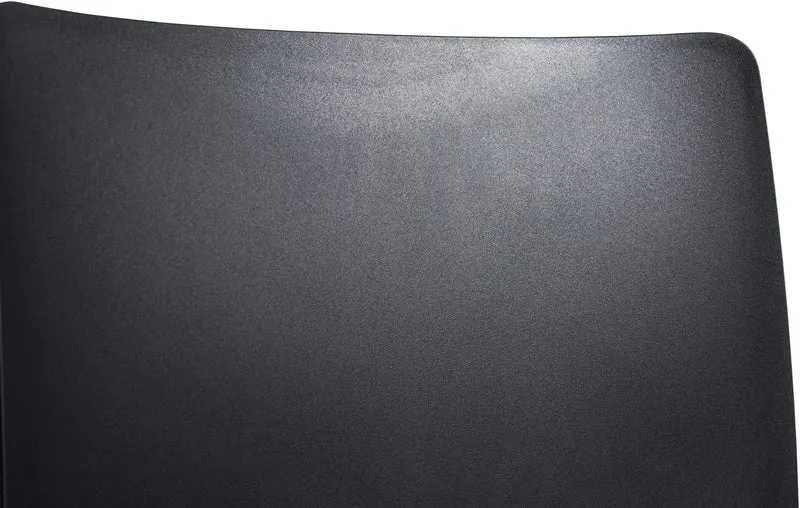 Chaise Élémentaire en plastique noir - HAY