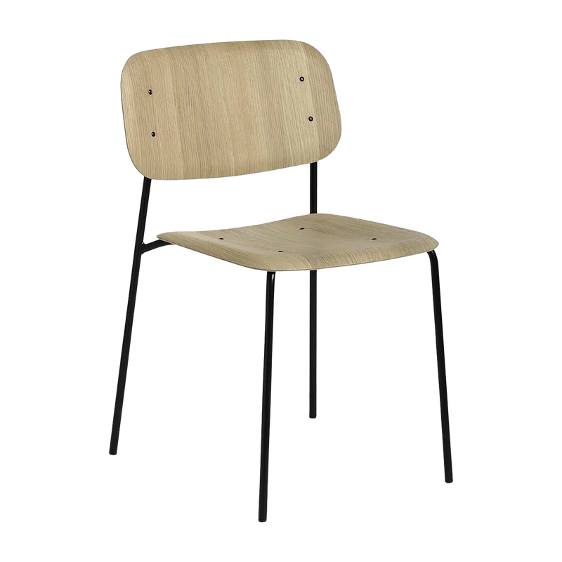 Chaise design en bois de chêne Soft Edge 40 - HAY