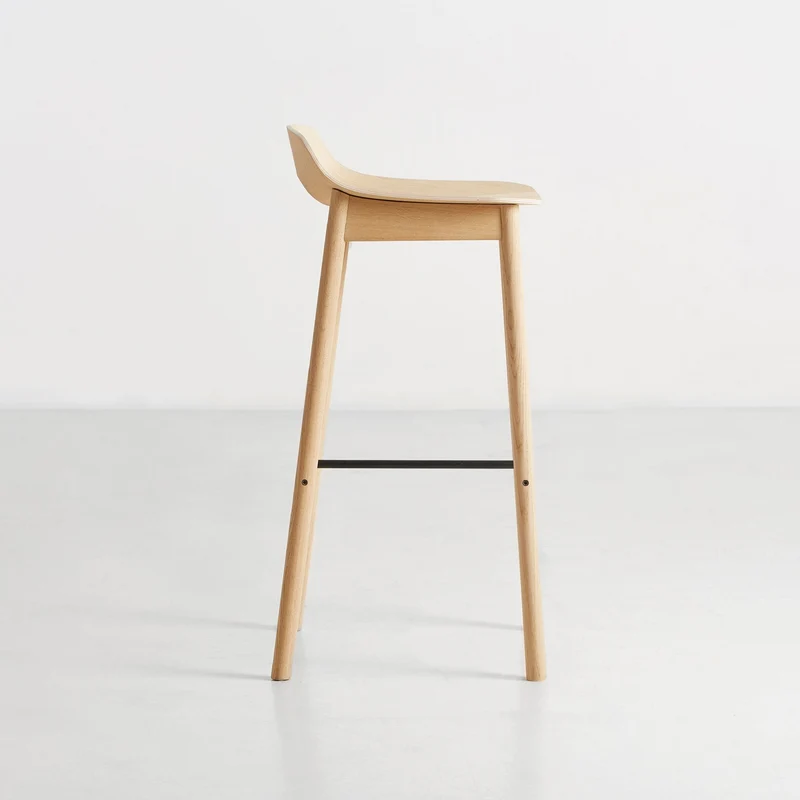 Chaise de bar en chêne naturel 75 cm Mono - WOUD