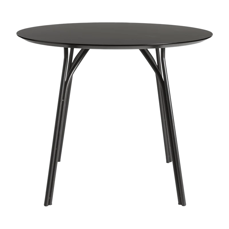 Table ronde noire 90 cm Tree - Woud