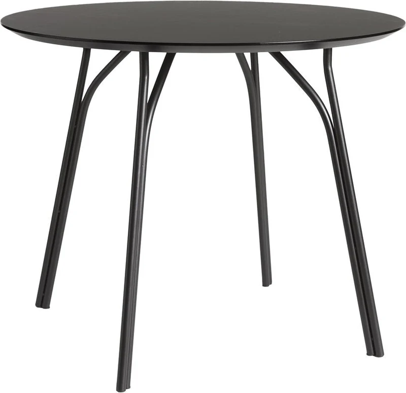 Table ronde noire 90 cm Tree - Woud
