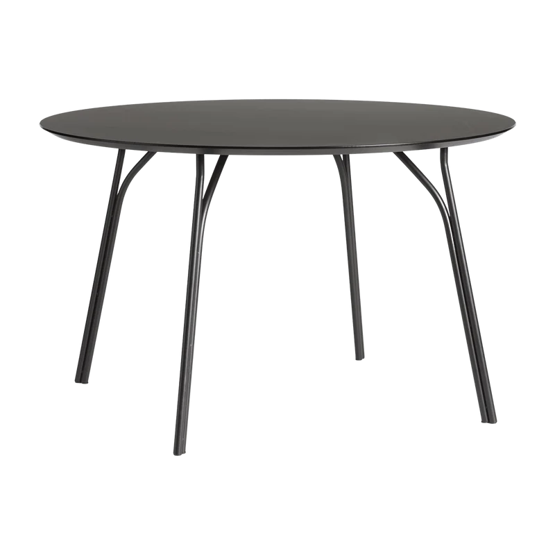 Table ronde noire 120 cm Tree - Woud