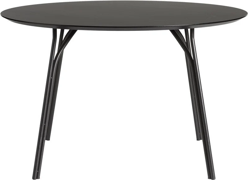 Table ronde noire 120 cm Tree - Woud