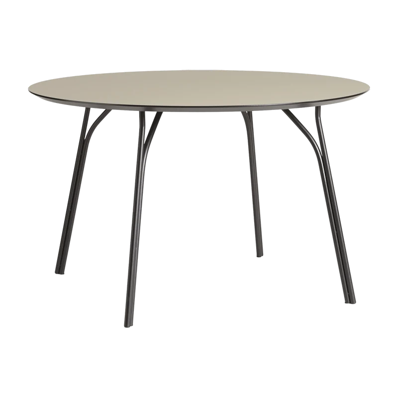Table ronde taupe 120 cm Tree - Woud