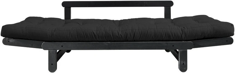 Canapé en bois noir convertible 2 places anthracite Beat - Karup Design