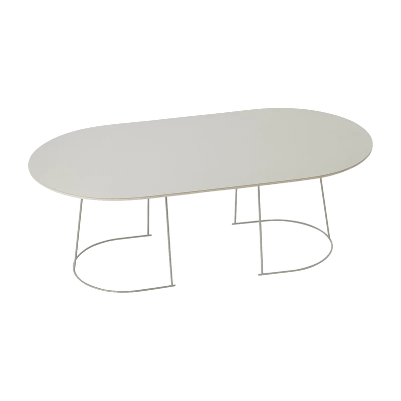 Table basse grise 120 cm Airy - Muuto