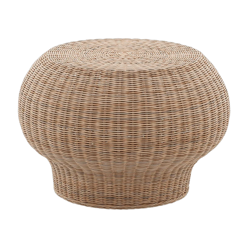 Table basse en rotin naturel 60 x 40 cm Bolla 10 - Gervasoni