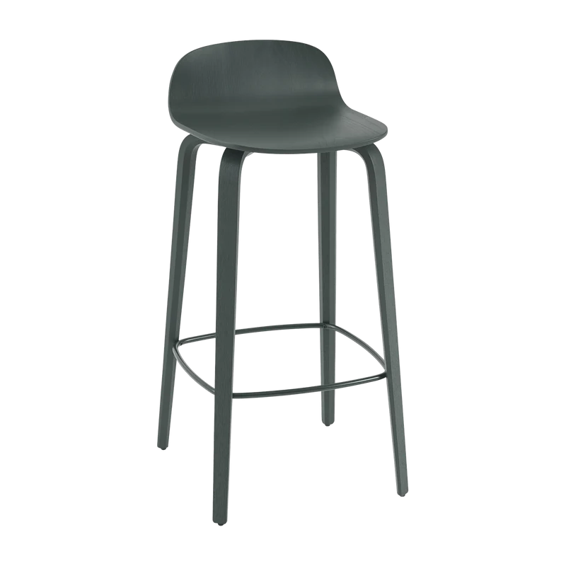 Chaise de bar 75 cm vert foncé Visu - Muuto