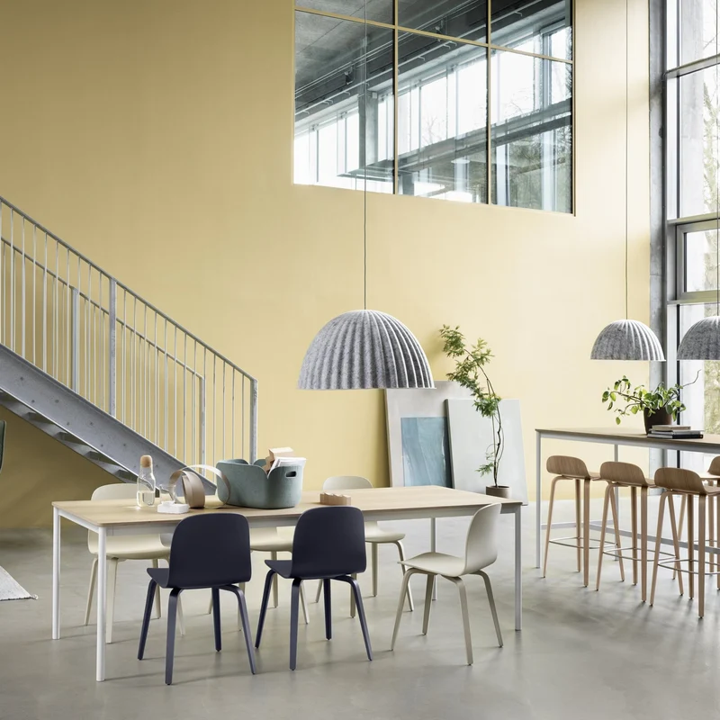 Chaise de bar 75 cm vert foncé Visu - Muuto