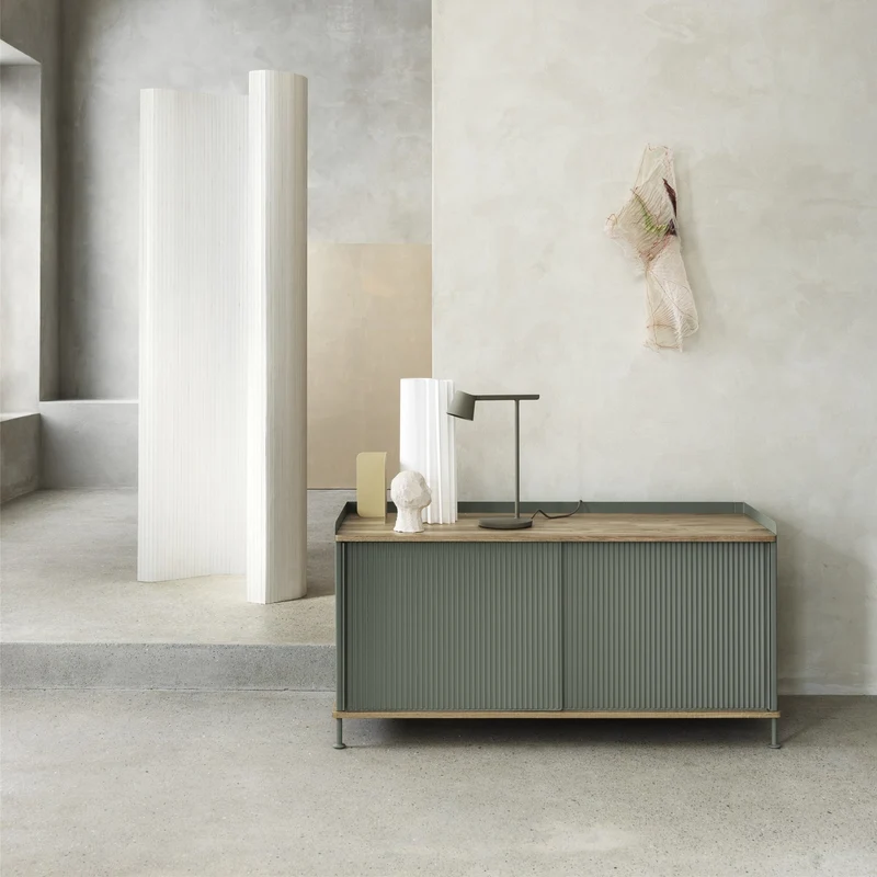 Buffet noir 124 cm Enfold - Muuto