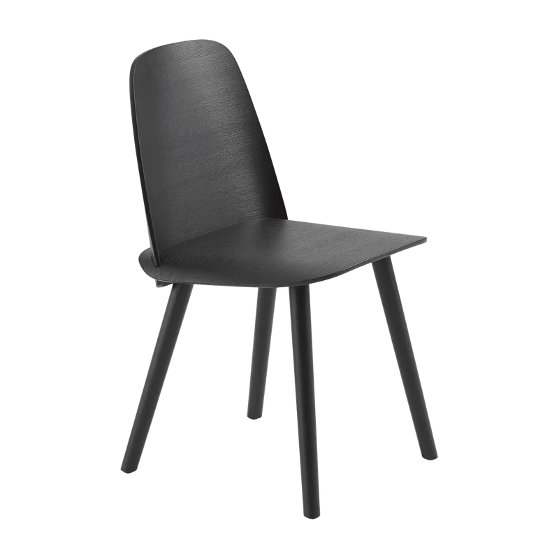 Chaise noire Nerd - Muuto