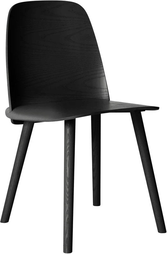 Chaise noire Nerd - Muuto