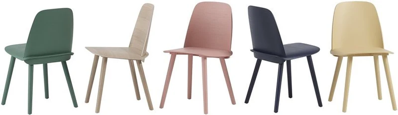 Chaise noire Nerd - Muuto
