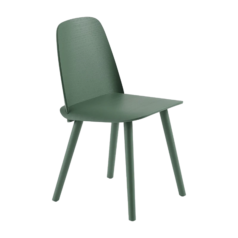 Chaise verte Nerd - Muuto