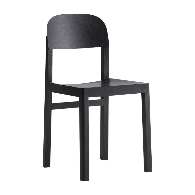 Chaise noire Workshop - Muuto