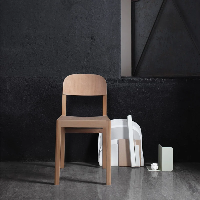 Chaise noire Workshop - Muuto