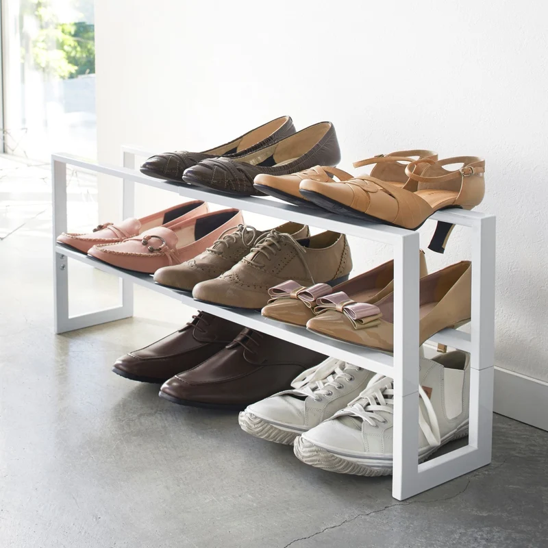 Rangement pour chaussures blanc Line - Yamazaki