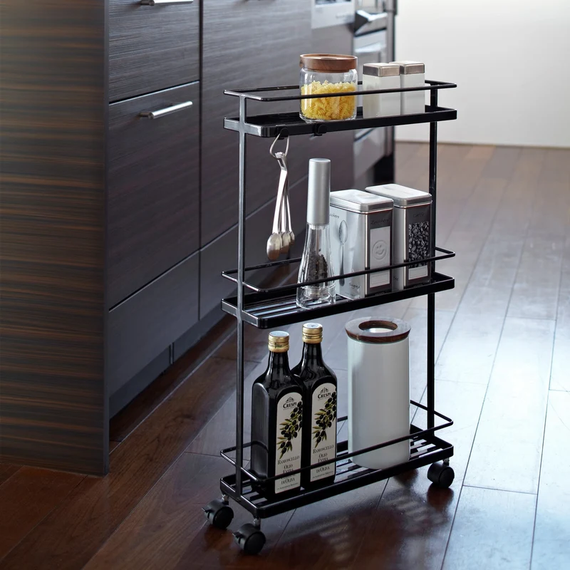 Rangement noir pour produits de cuisine Tower - Yamazaki