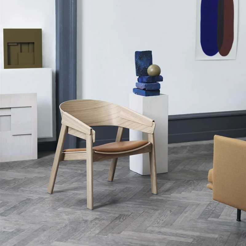 Fauteuil Lounge noir Cover - Muuto