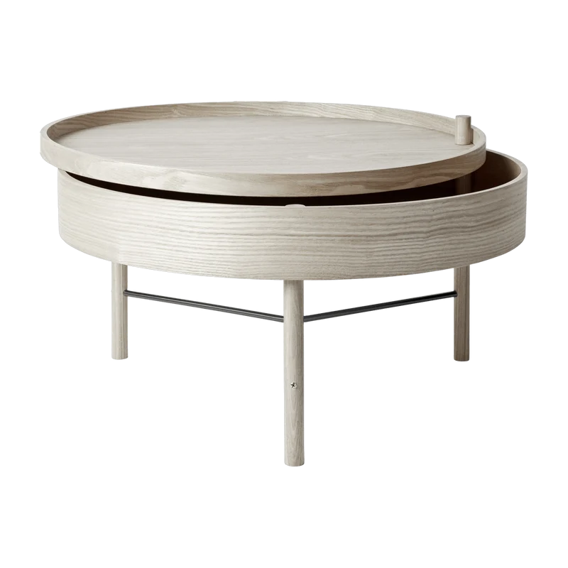 Table basse en chêne naturel Tournante - Audo