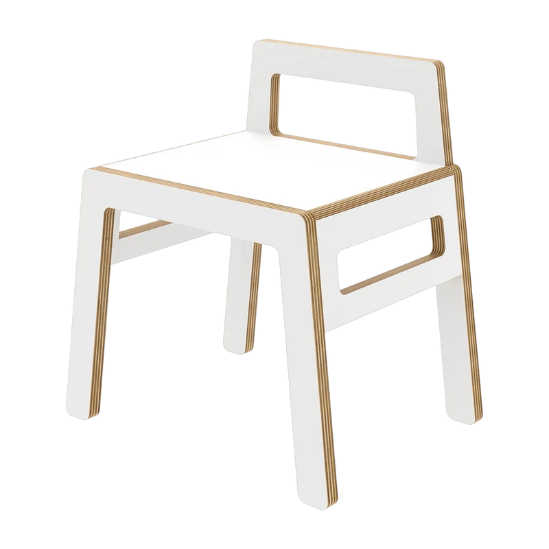 Tabouret blanc pour enfant Flex - Nuki Shop
