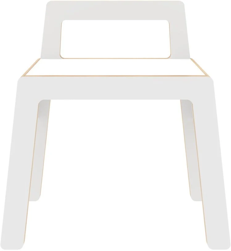 Tabouret blanc pour enfant Flex - Nuki Shop