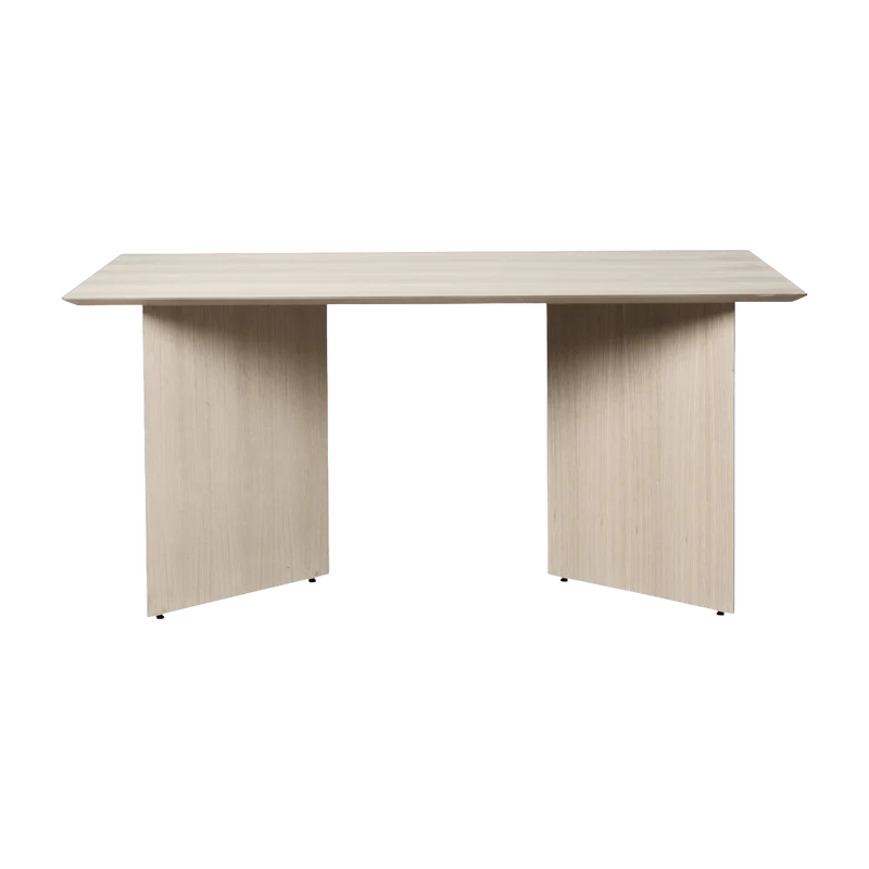 Table en bois rectangulaire beige 160 cm Mingle - Ferm Living