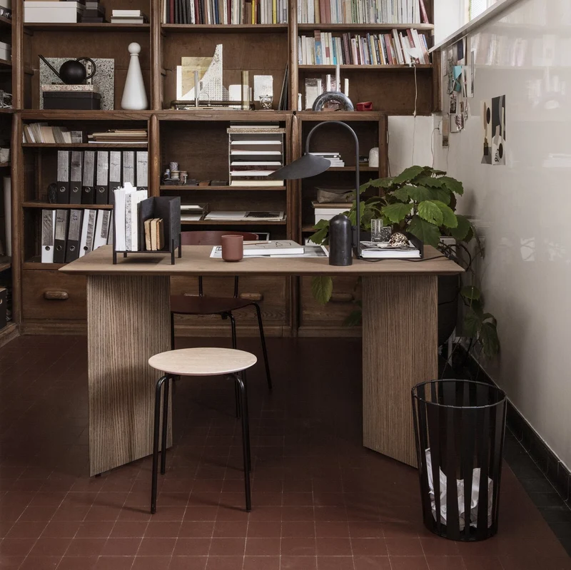 Table en bois rectangulaire beige 160 cm Mingle - Ferm Living