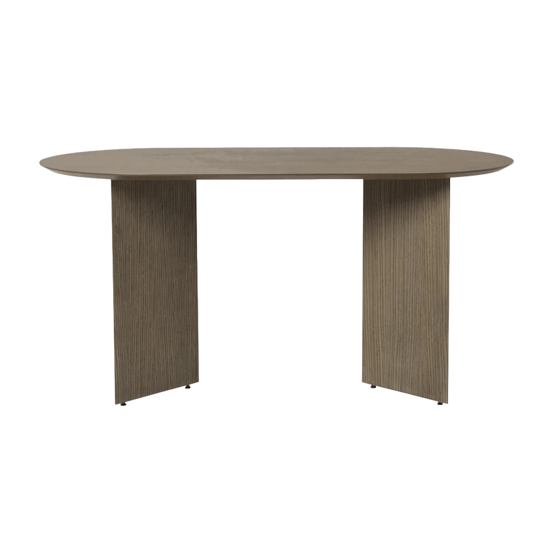Table en bois ovale marron 150 cm Mingle - Ferm Living