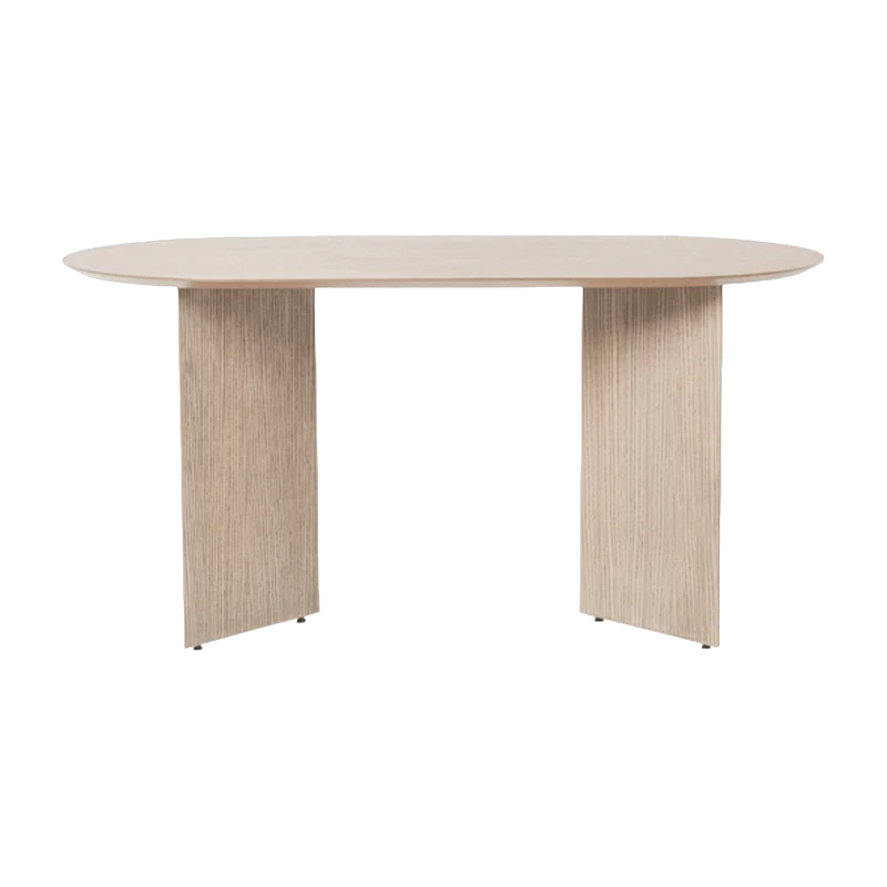 Table en bois ovale beige 150 cm Mingle - Ferm Living