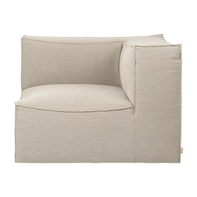 Module d'angle droit L profond beige Catena - Ferm Living