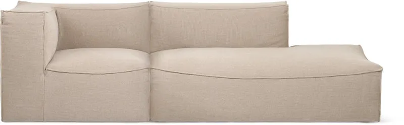 Module d'angle droit L profond beige Catena - Ferm Living