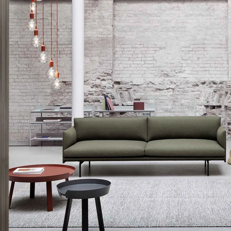 Table basse frêne 95 cm Around - Muuto