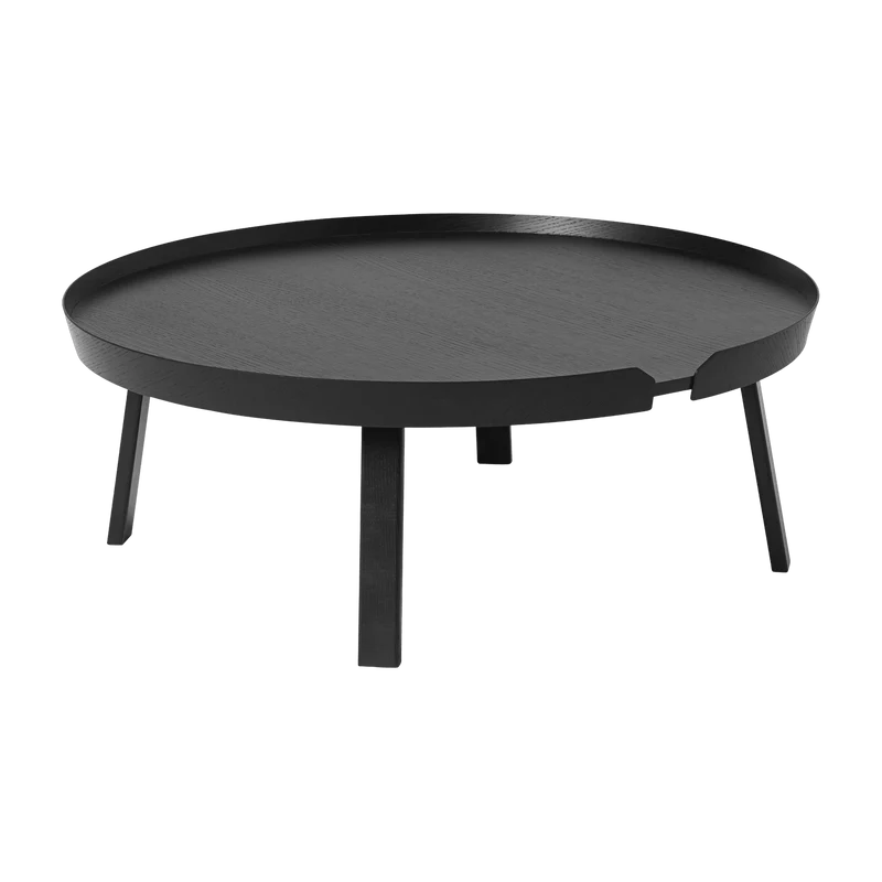 Table basse noire 95 cm Around - Muuto