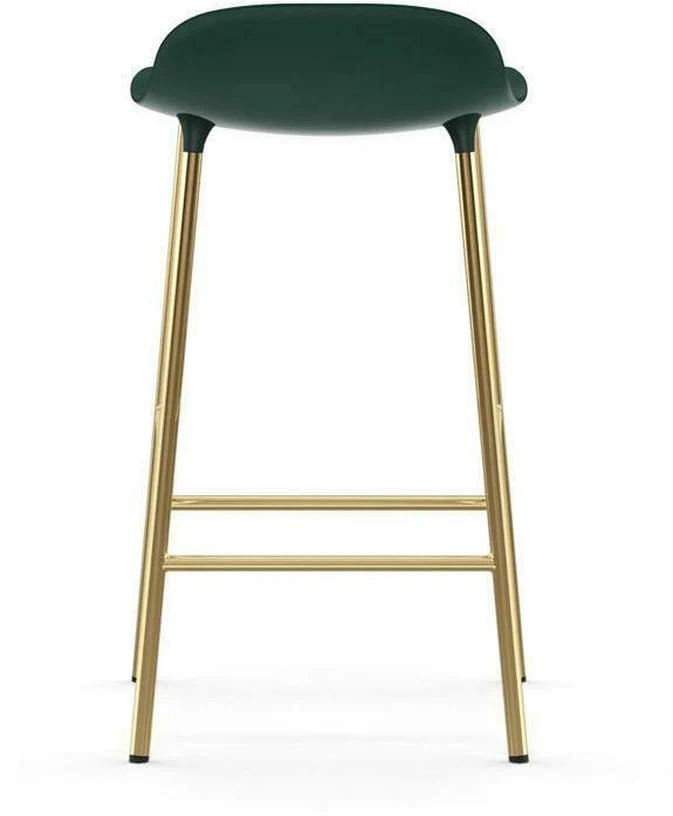 Tabouret de bar en laiton et pp vert 65 cm Form - Normann Copenhagen