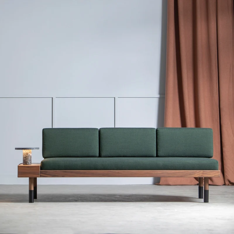 Banquette Mid Vert Kvadrat - Kann Design