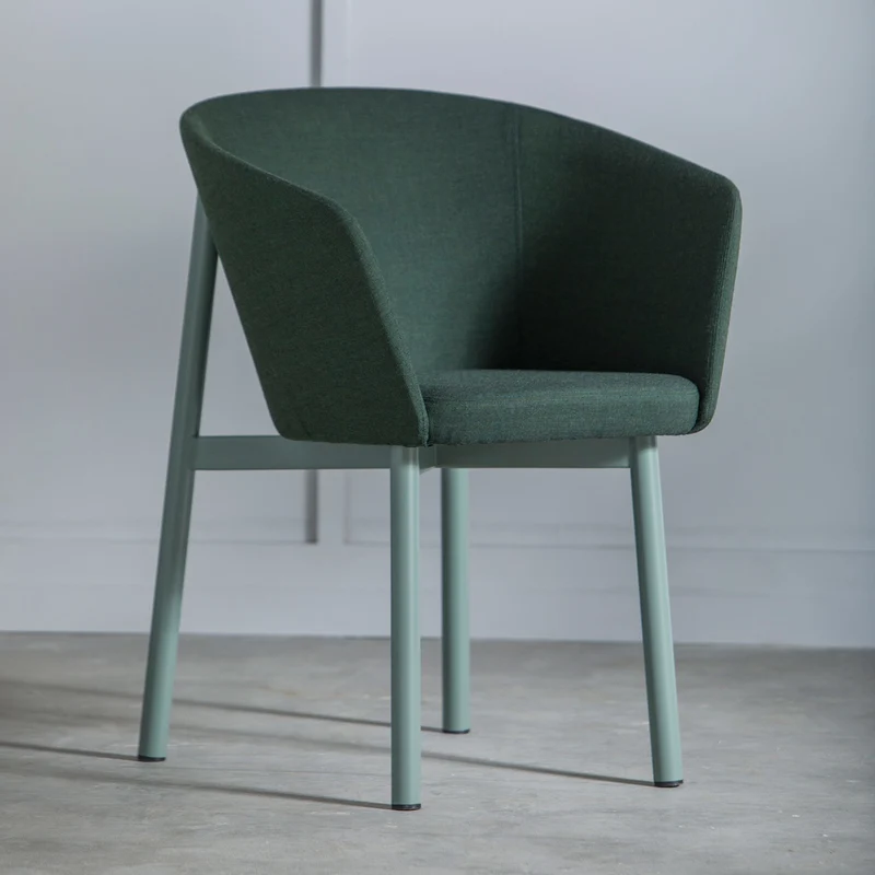 Fauteuil en laine vert Résidence - Kann Design
