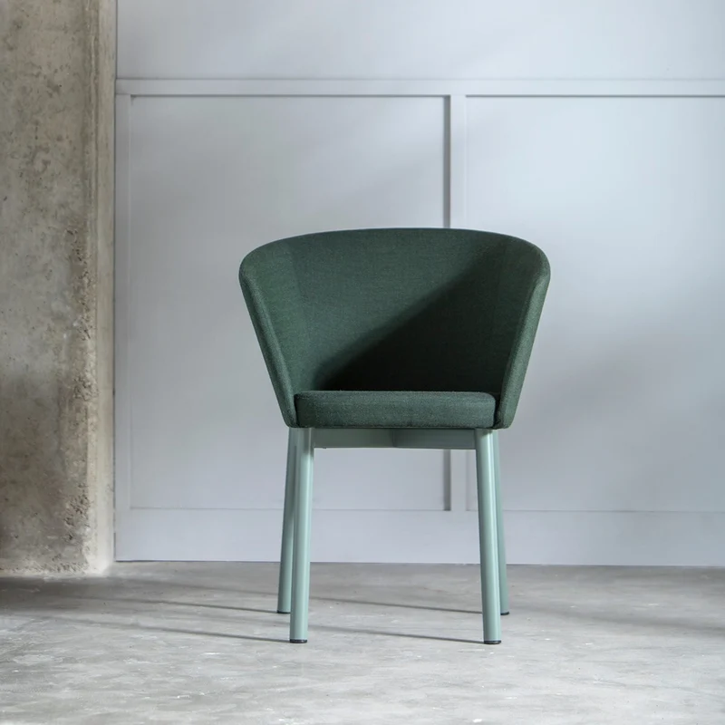 Fauteuil en laine vert Résidence - Kann Design