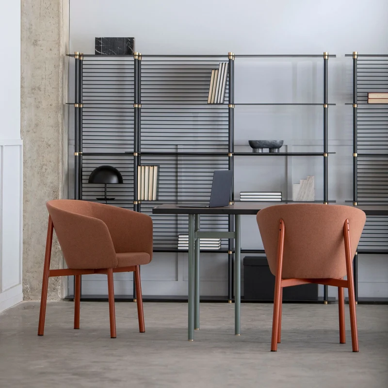Fauteuil en laine rose Résidence - Kann Design