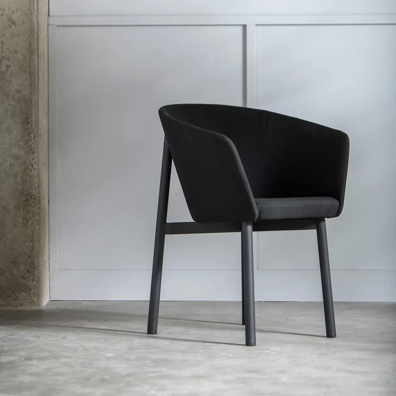 Fauteuil en laine noir Résidence - Kann Design