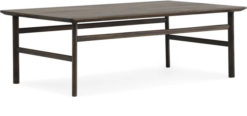 Table basse en chêne teinté L Grow Smoked oak - Normann Copenhagen