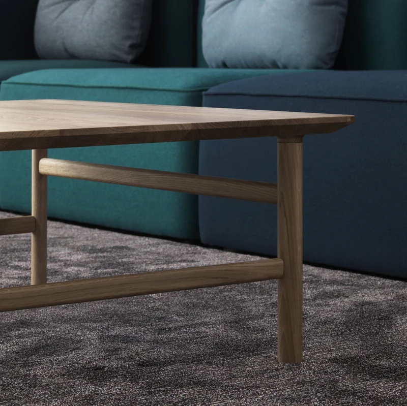 Table basse en chêne teinté L Grow Smoked oak - Normann Copenhagen