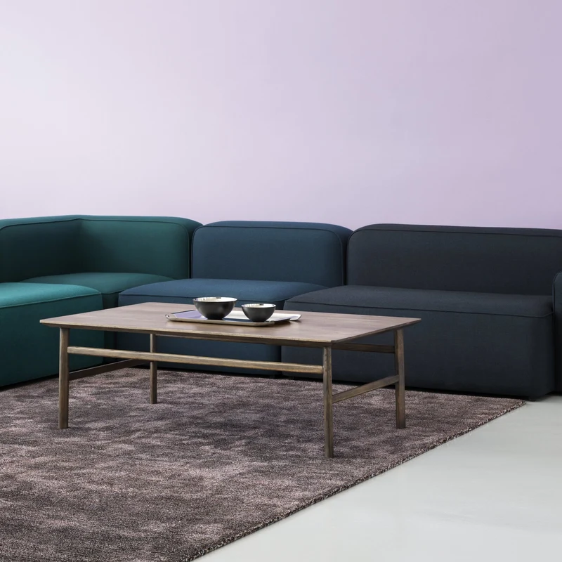 Table basse en chêne teinté L Grow Smoked oak - Normann Copenhagen