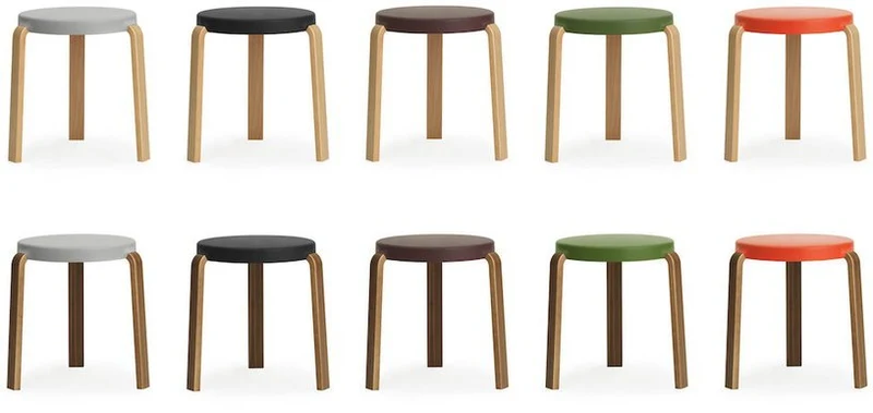 Tabouret en chêne gris TAP Grey - Normann Copenhagen