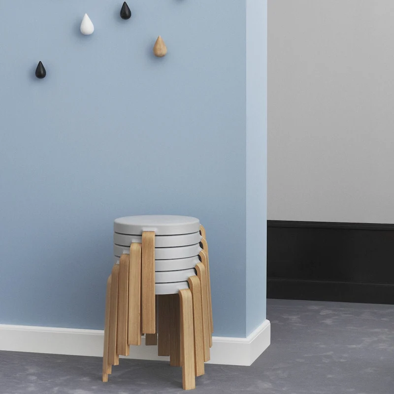 Tabouret en chêne gris TAP Grey - Normann Copenhagen