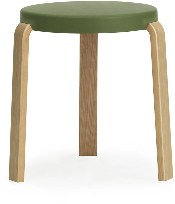 Tabouret en chêne vert TAP Olive - Normann Copenhagen