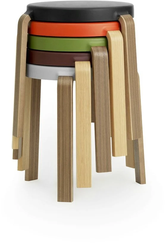 Tabouret en noyer gris TAP Grey - Normann Copenhagen