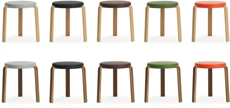 Tabouret en noyer gris TAP Grey - Normann Copenhagen