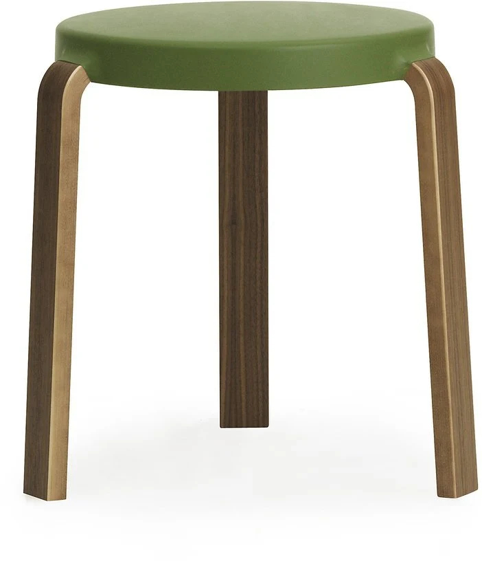 Tabouret en noyer vert TAP Olive - Normann Copenhagen